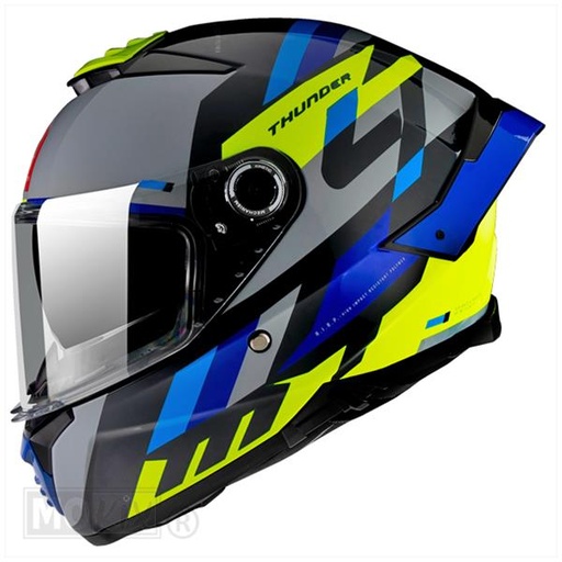 HELM THUNDER 4 SV ERGO ZWART/BLAUW (L) (kopie)